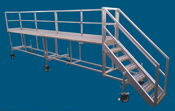 6m Long Truck Loading Platform with safety features