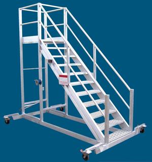 Aircraft maintenance stand fabricated by Allweld