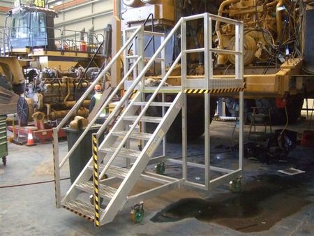 Mining Dump truck mobile access platform