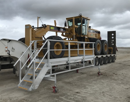 Truck Access platforms in use