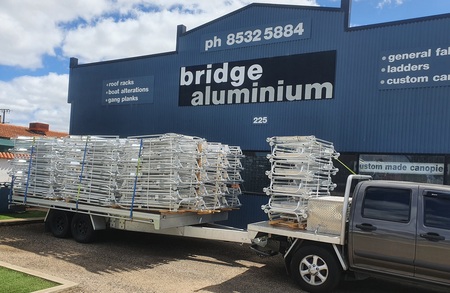 Ute load of Australian made ladders